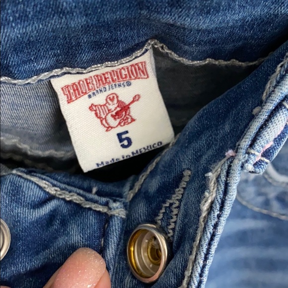 True Religion Skinny toddler girl jeans 5T - Picture 4 of 5